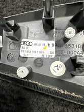 2017 Audi A4 Headlight Control Switch Trim Panel OEM Grey Wood Oak