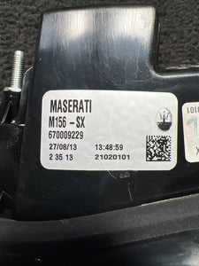 670009229 2014 Maserati Quattroporte Left Inner Trunk Taillight Lamp OEM 670009229