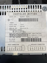 5269425 1987-2002 Dodge Chrysler Infinity Stereo 5-Band Radio AM FM Cassette OEM 5269425
