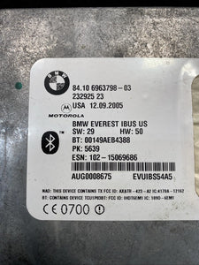 6963798 2007 BMW X3 Telematics Bluetooth Control Module OEM 6963798
