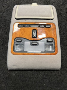 2002 Jaguar Vandenplas Overhead Console Dome Light OEM W/ Wood Grain Trim