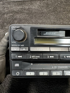 PN-2344N 2001-2004 Infiniti QX4 Bose Radio Stereo Cassette 6 CD Changer OEM PN-2344N