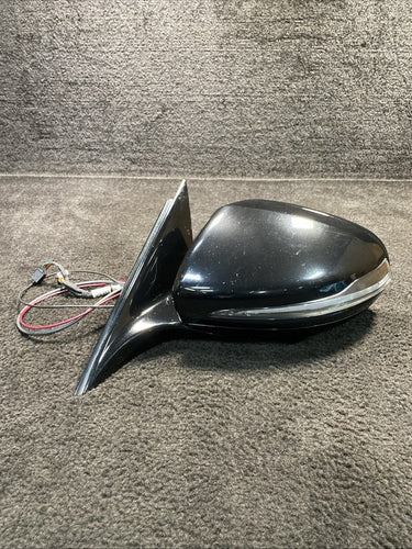 2138109101 2018 Mercedes E63s AMG Left Driver Black Door Mirror Blind Spot Camera Dim OEM