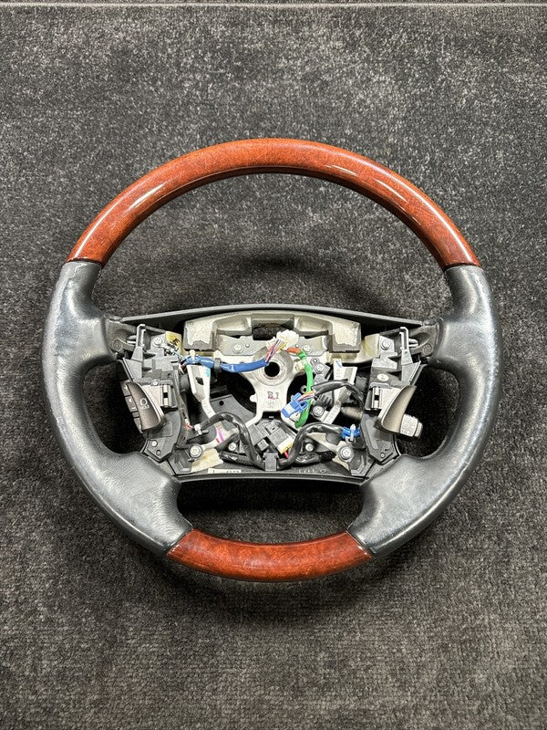 2007 Lexus LS460 Steering Driver Wheel Assembly OEM Black Leather