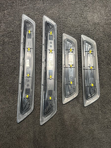 2016 BMW 335i GT Front & Rear Door Sill Scuff Step Trim OEM