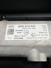 8W0919605 2018 Audi S4 Information Display Screen OEM 8W0919605