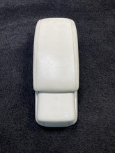 2002-2008 Jaguar X-Type Center Console Lid Arm Rest Storage Tan Leather OEM