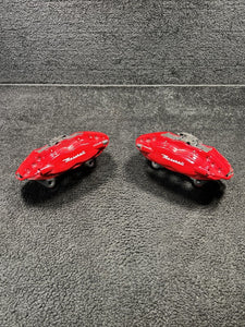2014 Maserati Quattroporte Rear Brembo Brake Calipers Red OEM