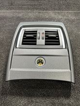 933367502 2017 BMW F30 320xi Rear Center Console Trim Cover W/ Air Vents OEM 933367502