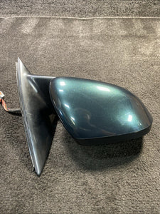 2010-2015 Jaguar XJL Right Passenger Door Mirror W/ Blind Spot OEM Green