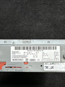 4E0919887M 2009 Audi A5 GPS Navigation DVD Player Unit OEM 4E0919887M