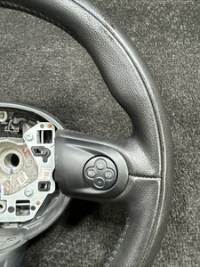 2011 Mini Cooper Steering Driver Wheel W/ Controls Black Leather OEM