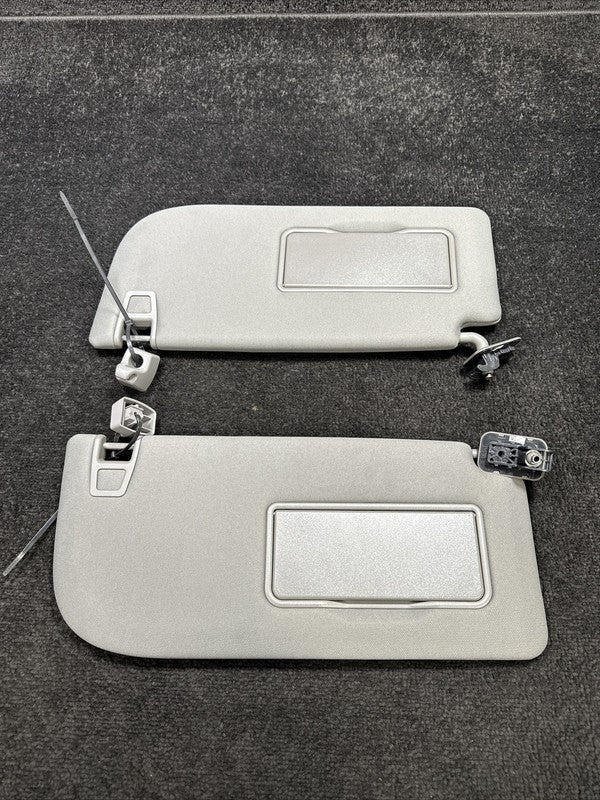 2022 Ford F250 Front Left & Right Side Sun Visors Set OEM Gray