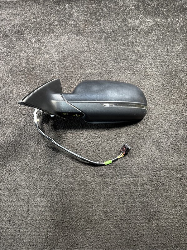 2013 Audi A4 Left Side Power Door Mirror W/ Turn Signal Light OEM Black