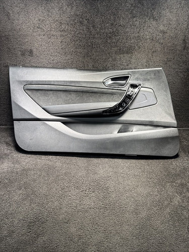 8075619 2020 BMW M2 Competition Front Left Door Panel Black W/ Alcantara OEM 8075619