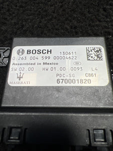 0263004599 2014 Maserati Quattroporte Parking Assist Control Module OEM 0263004599