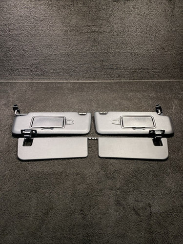 2018 Mercedes E63s AMG Front Left & Right Sun Visor Set OEM Black