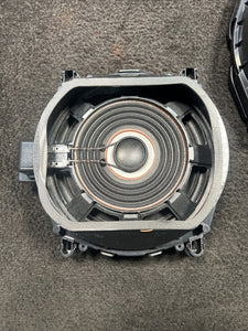 9218695 2013 BMW X5 Floor Subwoofer Speaker Set Front LH & RH Side OEM