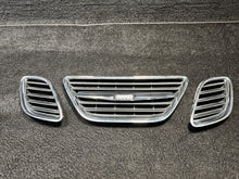2002-2005 Saab 9-5 Front Bumper Grille Set of 3 OEM