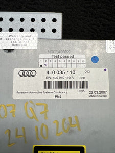 4L0035110 2007 Audi Q7 6 Disc CD Changer Unit OEM 4L0035110