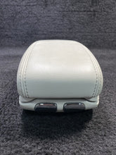 2002-2008 Jaguar X-Type Center Console Lid Arm Rest Storage Tan Leather OEM
