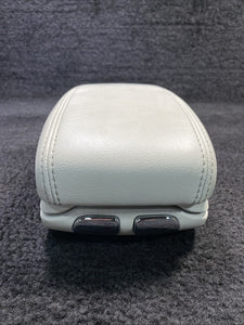 2002-2008 Jaguar X-Type Center Console Lid Arm Rest Storage Tan Leather OEM