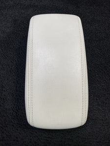2002-2008 Jaguar X-Type Center Console Lid Arm Rest Storage Tan Leather OEM