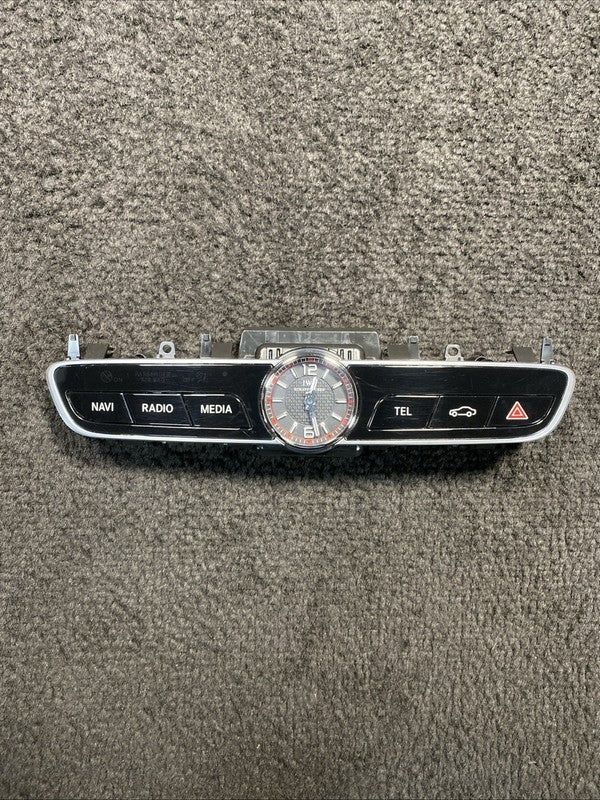 A2138271400 2018 Mercedes E63s AMG Dash Radio Nav & Hazard Switch W/ Clock OEM A2138271400