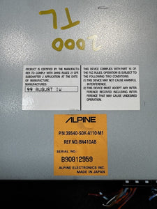 39540-S0K-A110-M1 2000-2003 Acura TL 3.2L Navigation DVD Player GPS OEM 39540-S0K-A110-M1