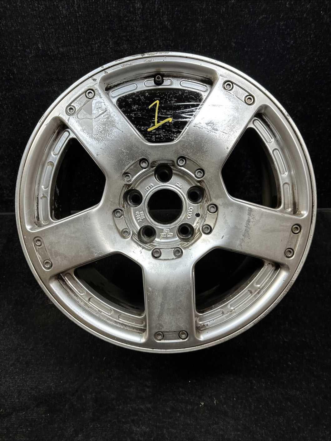 4Z7601025 2001-2005 17” Audi Allroad Factory Rim 17x7.5 SILVER OEM 4Z7601025