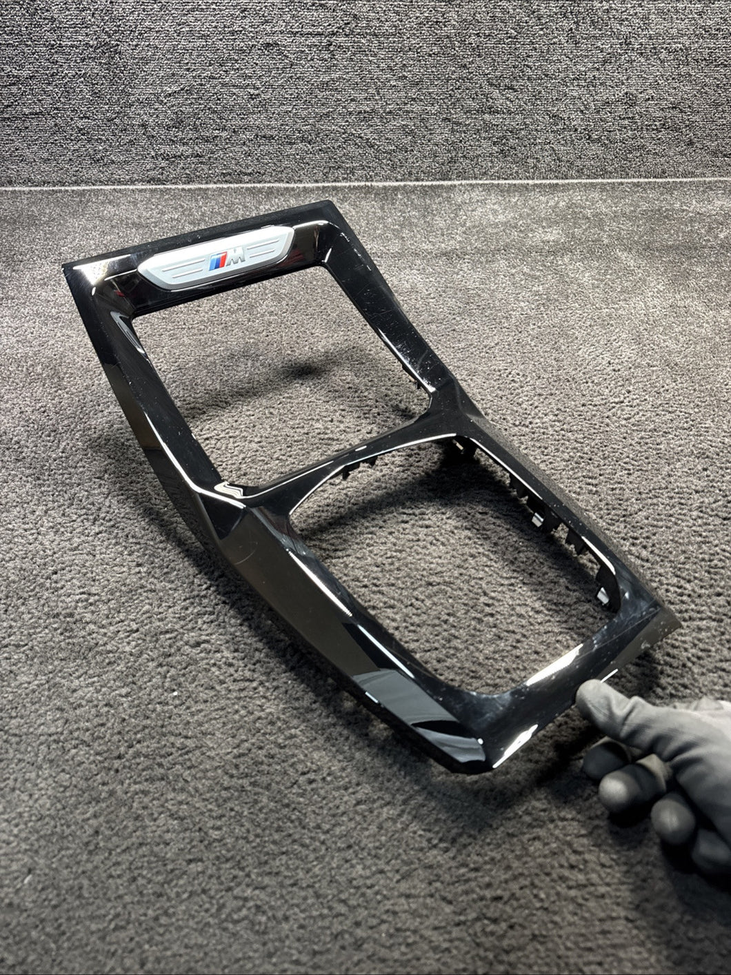 2022 BMW X3 M40i Front Center Console Black Surround Trim Panel OEM