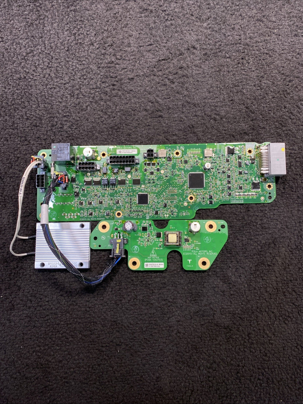 104270301G 2012-2020 Tesla Model S X Battery Standby Supply & BMS Mother Board Unit OEM