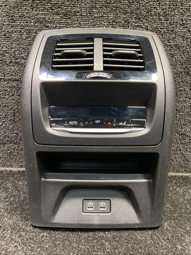 2022 BMW X3 M40i Rear Climate Control Switch Panel W/ Air Vents OEM Black