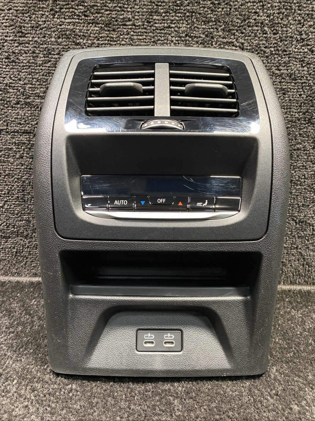 2022 BMW X3 M40i Rear Climate Control Switch Panel W/ Air Vents OEM Black