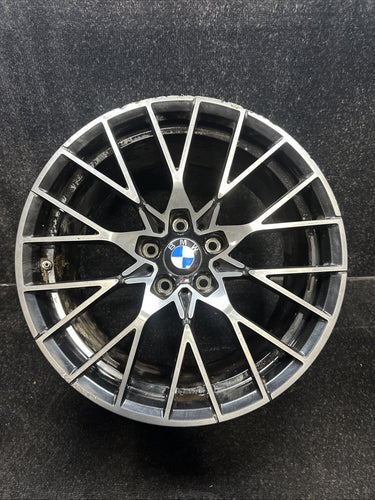 8093988BLA 2018-2019 BMW M2  19” Factory Alloy Rim REAR 19x10 OEM 8093988BLA