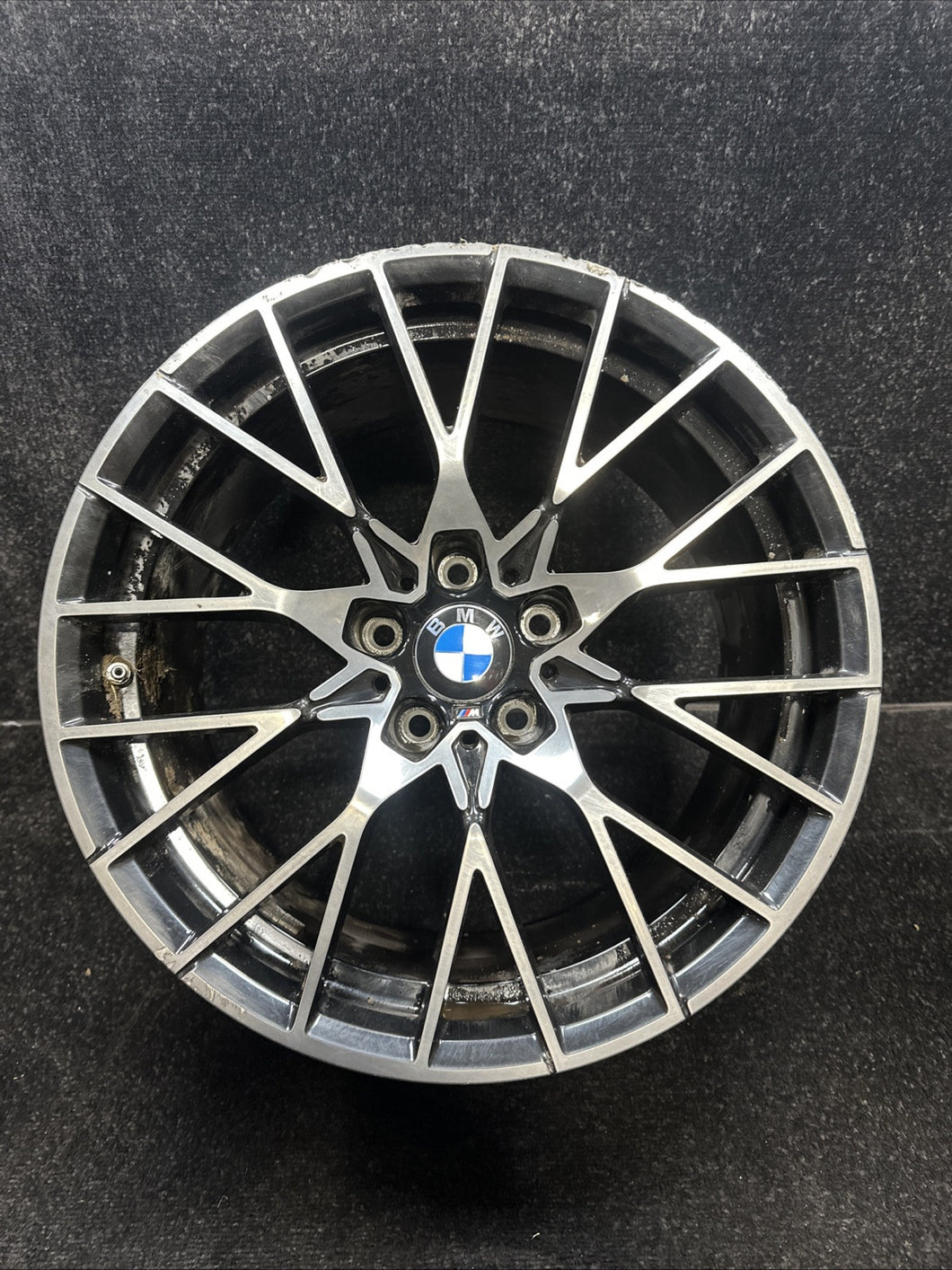 8093988BLA 2018-2019 BMW M2  19” Factory Alloy Rim REAR 19x10 OEM 8093988BLA
