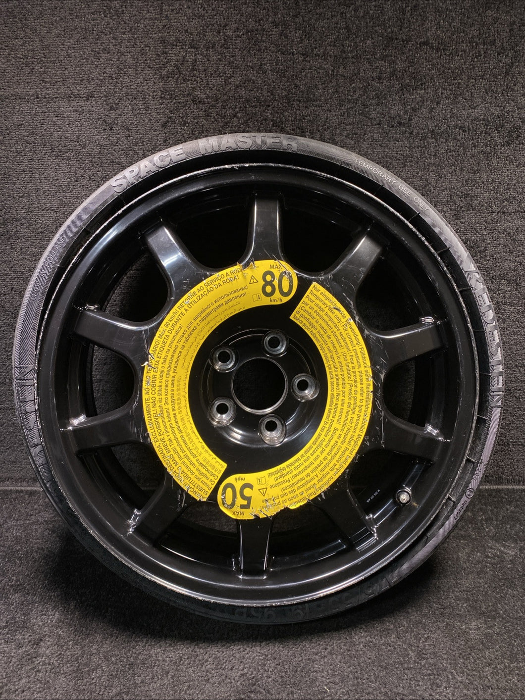 2015 Audi Allroad Emergency Spare Tire Wheel OEM 175/55-19