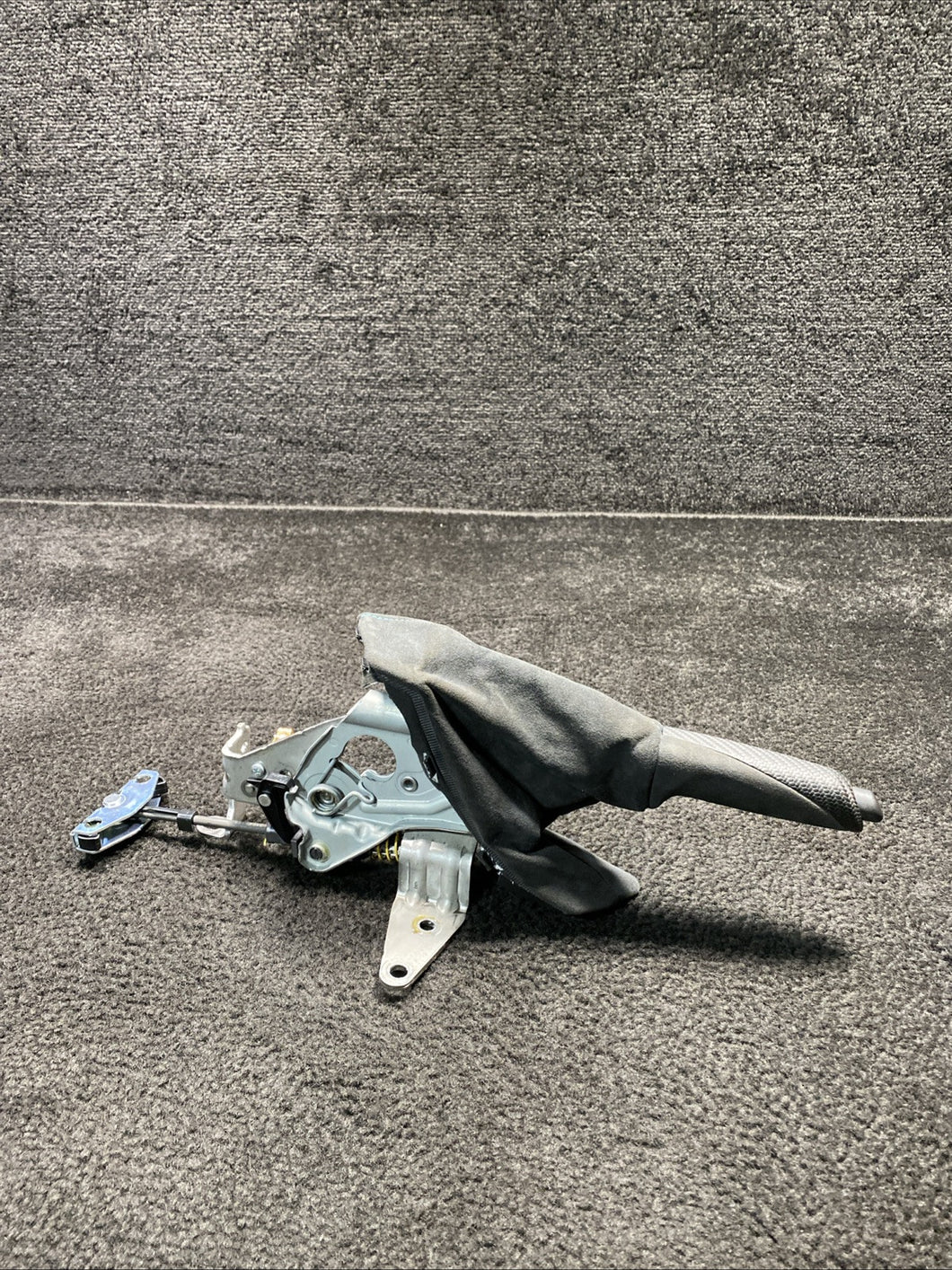 2020 BMW M2 Competition Emergency Brake Handle OEM W/ Blue Stitching Carbon