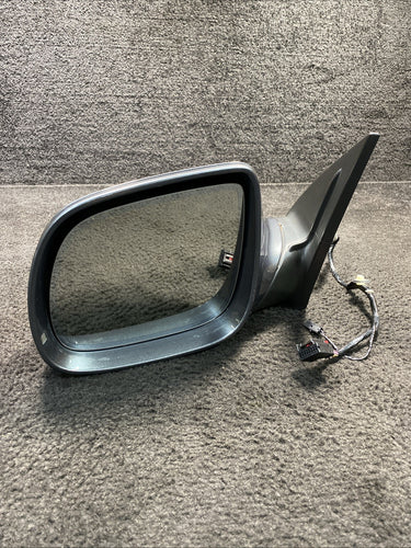 2014 Audi Q7 Left Side Power Door Mirror Heated W/ BSM OEM