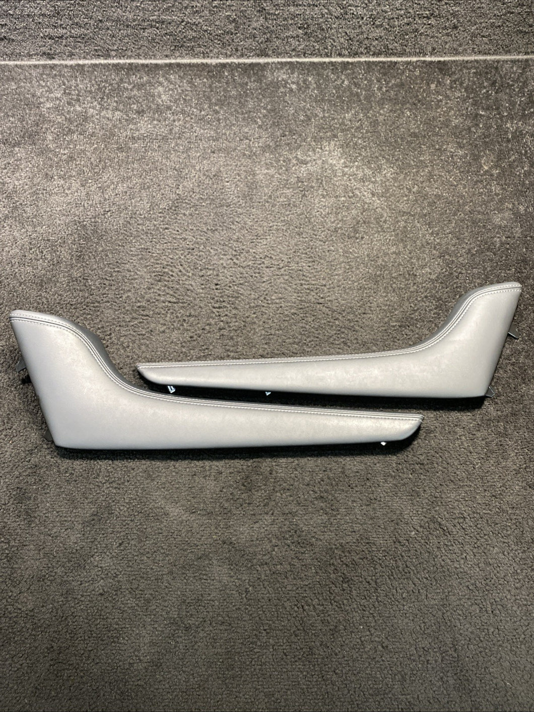 2017 Infiniti Q50 Red Sport Center Console Black Leather Side Trims OEM