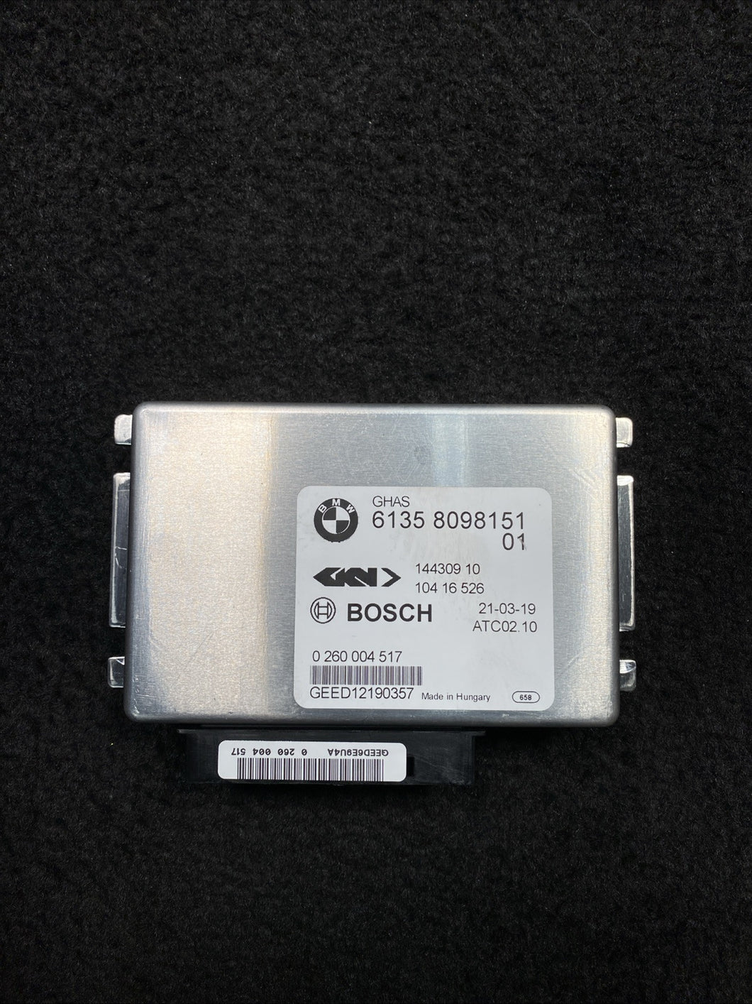 8098151 2020 BMW M2 Competition Rear Differential Lock Control Module OEM 8098151