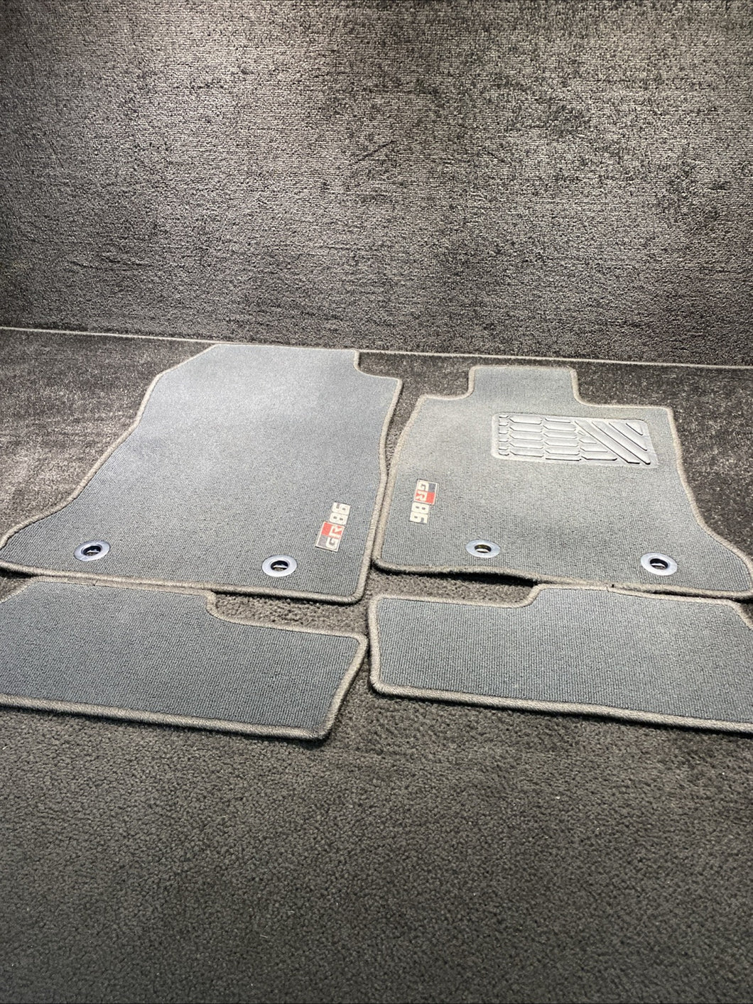 2023 Toyota GR86 Complete Carpet Floor Mat Set OEM Black