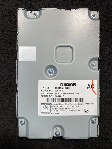 259154HB4D 2017 Infiniti Q50 Red Sport Navigation Control Module OEM 259154HB4D