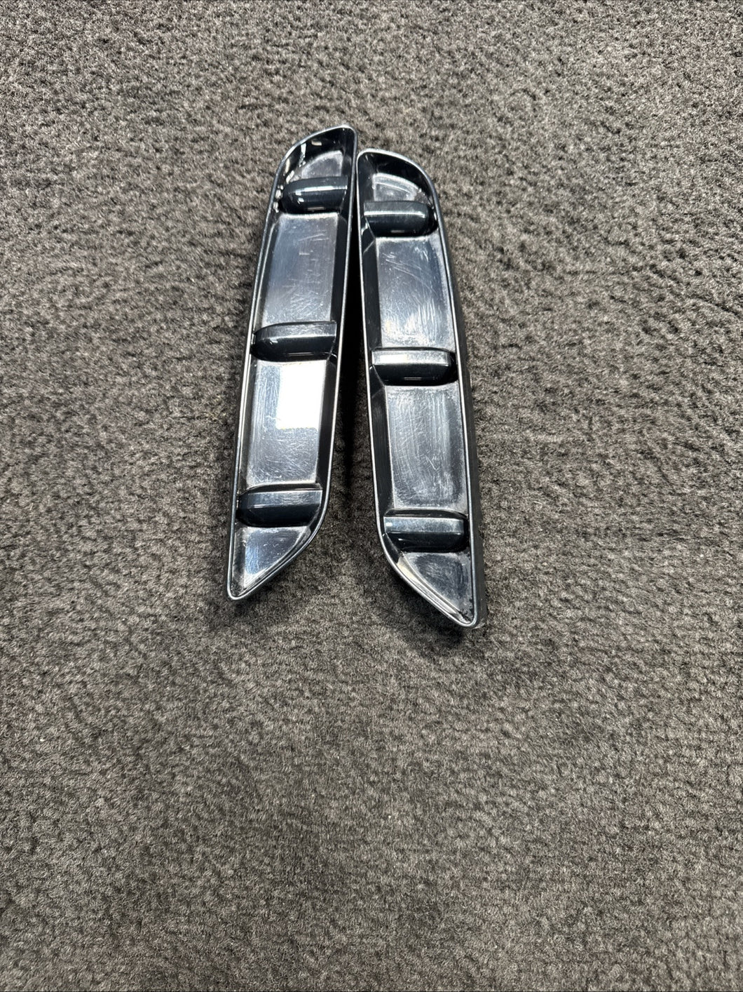 2022 BMW X3 M40i Rear Left & Right Side Bumper Insert Cover Trims OEM Black