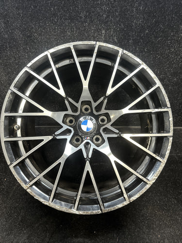 8093987BLA 2018-2019 BMW M2  19” Factory Alloy Rim FRONT 19x9 OEM 8093987BLA