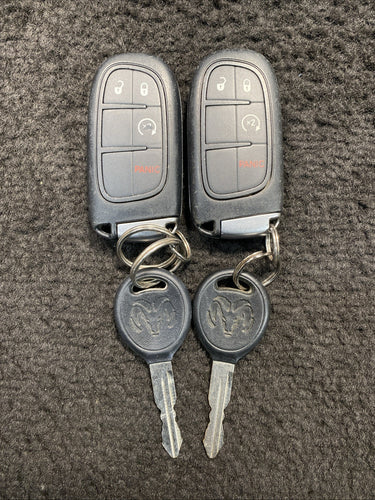 2013 Dodge Ram 1500 Remote Control Key Fob Set Of 2 OEM