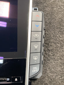 253914HB3B 17 Infiniti Q50 Red Sport A/C Heater Climate Control Touch Screen OEM 253914HB3B