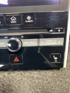 253914HB3B 17 Infiniti Q50 Red Sport A/C Heater Climate Control Touch Screen OEM 253914HB3B
